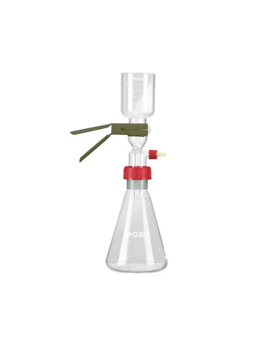 EQUIPO DE FILTRACIÓN CON ERLENMEYER Y...